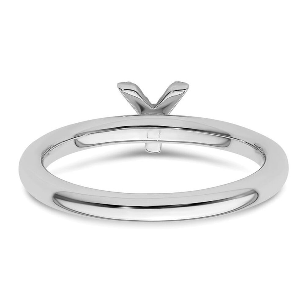 Kazi Luxury 14k White Gold Stackable Diamond Init… - image 5